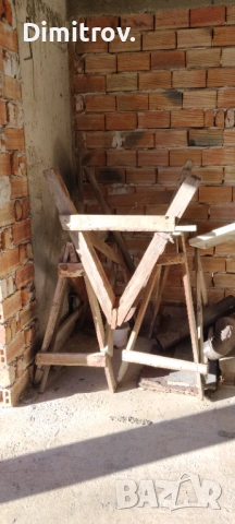 Дървени строителни магарета скеле работни стойки, снимка 6 - Други - 53114525