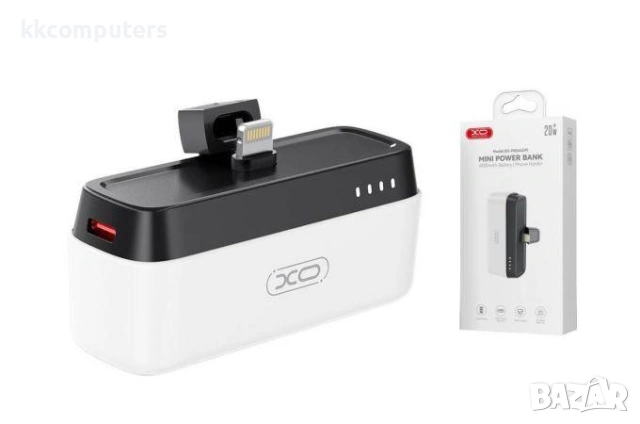 Mini Power Bank XO-PR244 / Type-C 18W / 5000mAh / Бял / Баркод : 456603