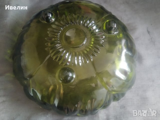 стара кристална купа,фруктиера арт деко, снимка 6 - Антикварни и старинни предмети - 32815039