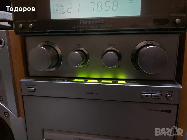 Panasonic SA-PM15 CD Stereo System , снимка 4 - Аудиосистеми - 51369991
