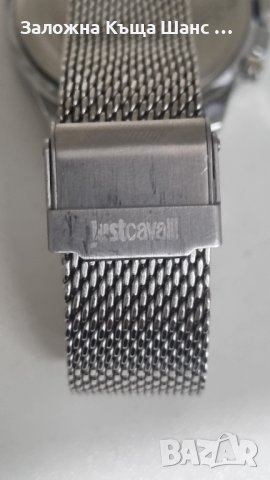 Часовник  Just Cavalli Silver Stainless Steel Chronograph , 1G175 , снимка 8 - Мъжки - 43062395