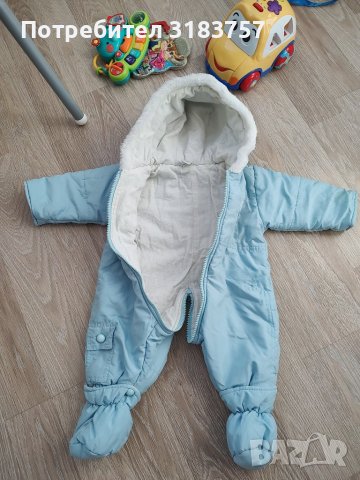 Светло син ескимос, скафандър бебе, снимка 4 - Бебешки ескимоси - 43351474