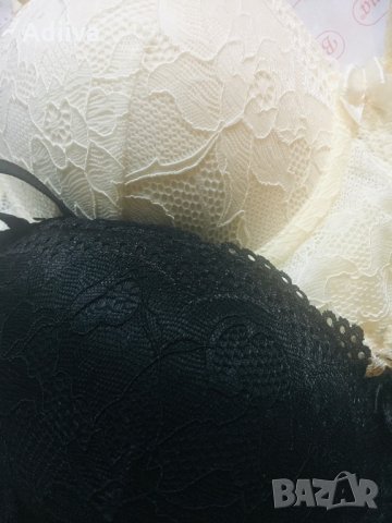 Нови лусозни сутиени с дантела бюстие черен телесен Belladonna, снимка 7 - Бельо - 28616764