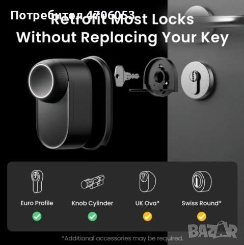 SwitchBot Lock Ultra, снимка 2 - Друга електроника - 53244381