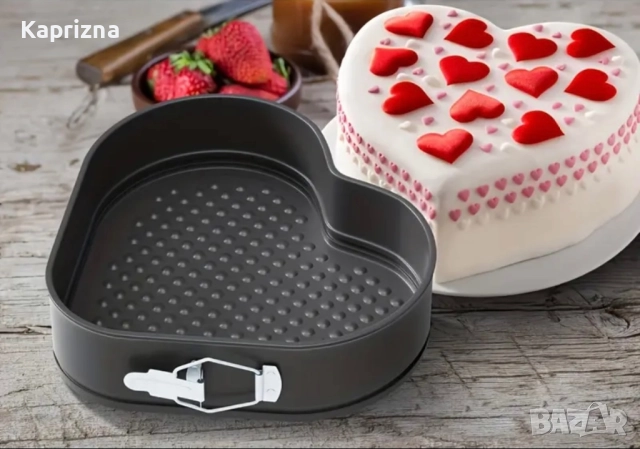 Комплект 2 броя различни форми за печене с подвижно дъно, снимка 4 - Съдове за готвене - 51534696