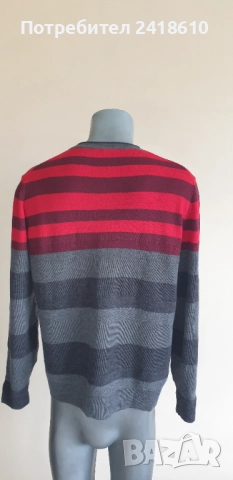 CANALI Made in Italy Merino / Wool / Mens Size M / L ОРИГИНАЛ! Мъжки Пуловер !, снимка 9 - Пуловери - 52294246