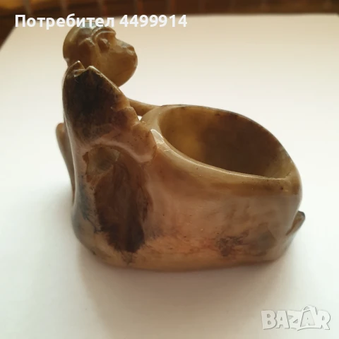 Стара фигура от сапунен камък, снимка 3 - Антикварни и старинни предмети - 50946191