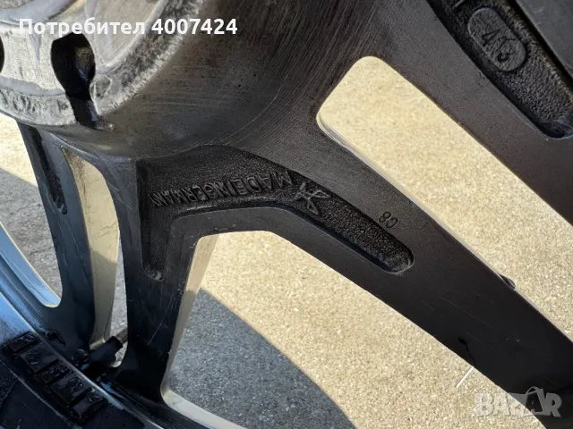 Джанти за Мерцедес AMG 20ки 2бр, снимка 5 - Гуми и джанти - 49432690