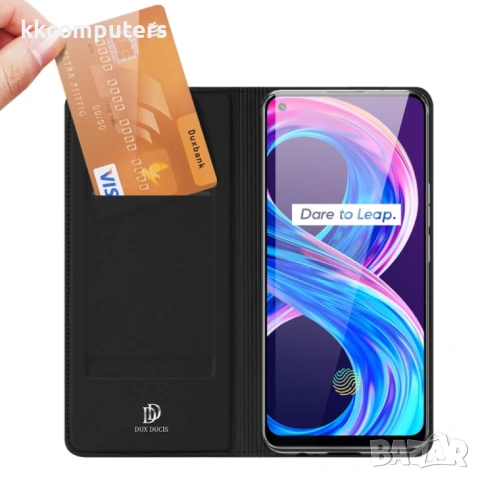 OPPO Realme 8 Pro / Realme 8 DUX DUCIS Кожен Калъф и Протектор, снимка 3 - Калъфи, кейсове - 53046359