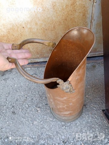 Стара медна кана, снимка 5 - Антикварни и старинни предмети - 37477417