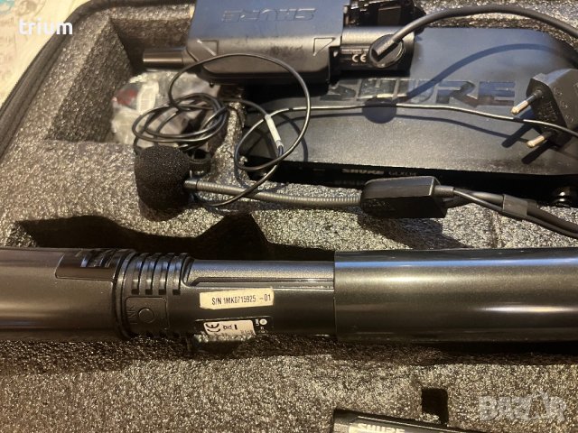 Безжичен микрофон Shure Beta 58 с батерии и хедсет за пеене, снимка 8 - Микрофони - 43823762