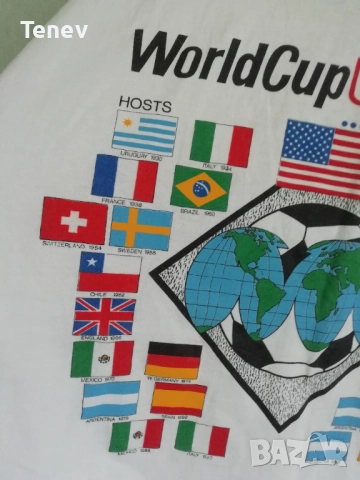 World Cup 1994 USA Vintage ретро памучна тениска оригинална Световно първенство футбол САЩ 1994 , снимка 6 - Тениски - 52900500