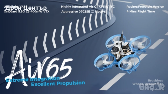 Промоция дрон BetaFPV Air65, снимка 7 - Дронове и аксесоари - 52644487
