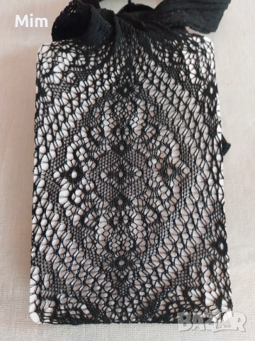 TIGHTS L/2XL Черен чорапогащник мрежа , снимка 3 - Бельо - 51853624