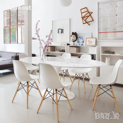 РАЗПРОДАЖБА Трапезни столове, к-т от 6бр - R007-SIM LUXURY LQ-YMS-6BAI, снимка 2 - Столове - 50644650