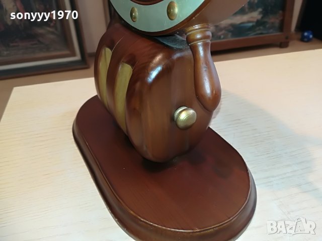 ГОЛЯМ КОРАБЕН РУЛ-АНТИКА-ЧАСОВНИК-33Х28Х12СМ, снимка 14 - Колекции - 28672376