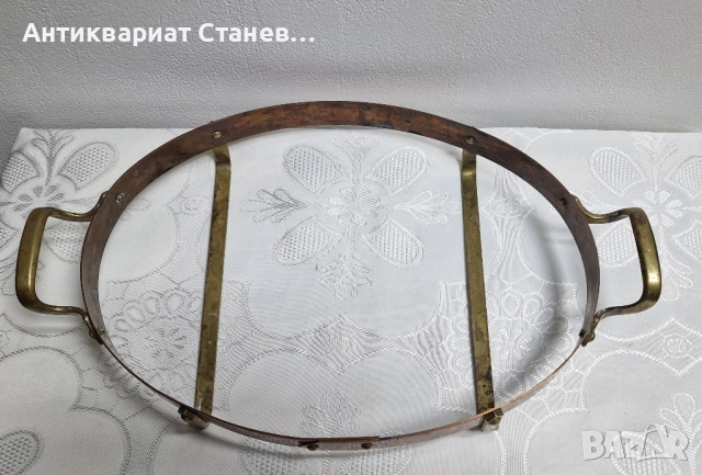 Медна поставка за топло сервиране , снимка 3 - Други - 52304696