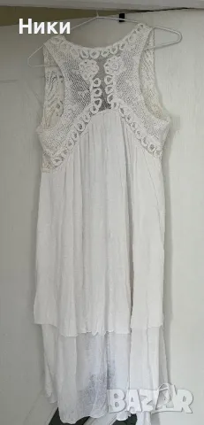 Красива рокля с бродерия, снимка 4 - Рокли - 49094639