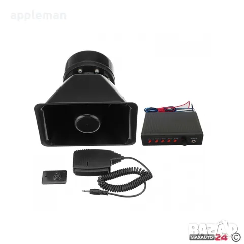 Сирена с микрофон 12V клаксон тромба свирка