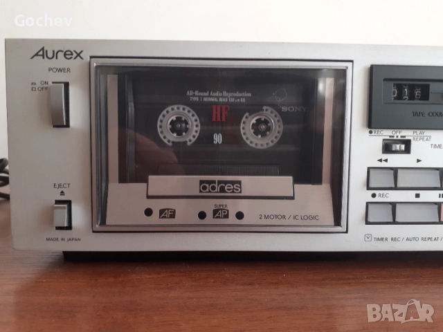 Касетен дек Aurex PC X45AD, снимка 3 - Декове - 52185632