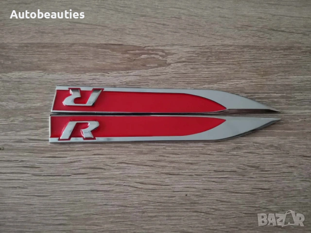 червена емблема за калник Volkswagen R