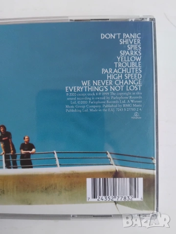 Coldplay – Parachutes - оригинален диск музика, снимка 2 - CD дискове - 53527329
