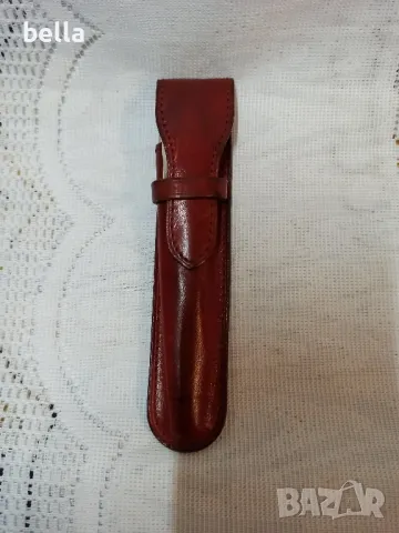 ПОСРЕБРЕНИ НЕМСКИ ПИСАЛКА И ХИМИКАЛ ,КАЛЪФ ТЕЛЕШКА КОЖА REYNOLD GERMANY, снимка 6 - Антикварни и старинни предмети - 47978587