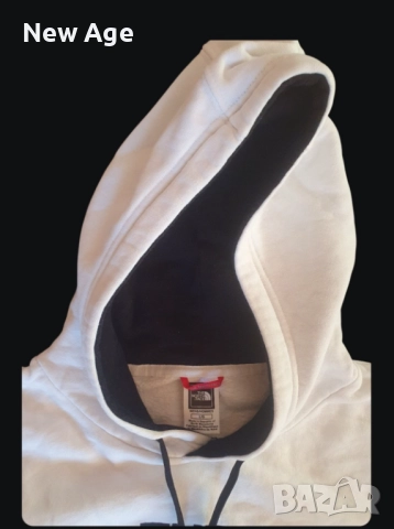 Оригиналнен Суичър / Hoodie на THE NORTH FACE р. L бял, снимка 3 - Суичъри - 52225296