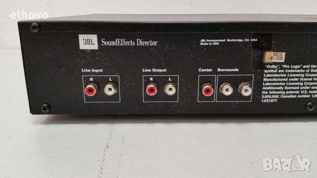 JBL Sound Effects Director, снимка 5 - Ресийвъри, усилватели, смесителни пултове - 28816805