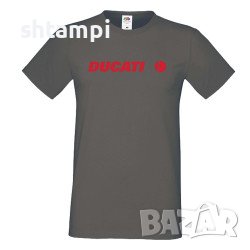 Мъжка Тениска Ducati Лого,състезание, Писта,Дукати, снимка 3 - Тениски - 36998821