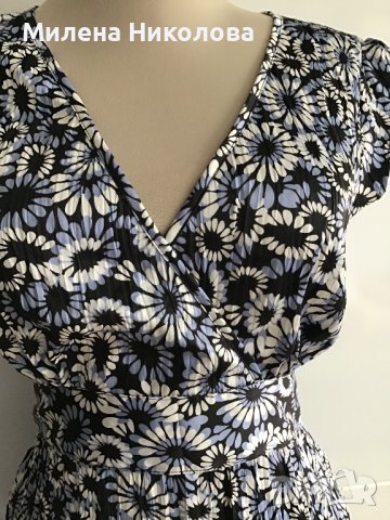 Пъстра рокля, снимка 2 - Рокли - 37054410