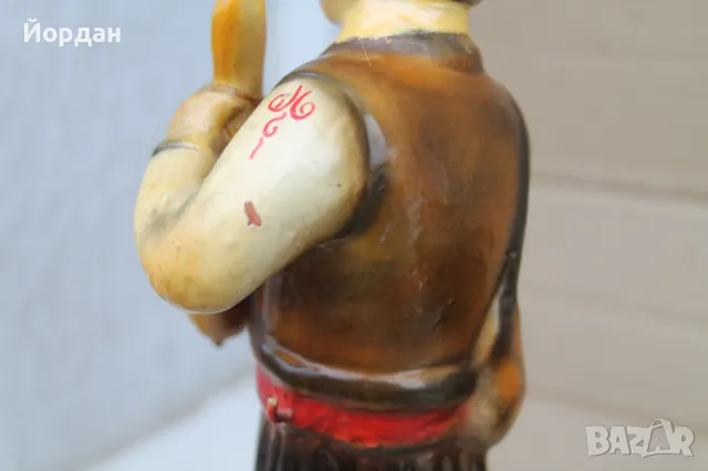 Стара Българска керамика ''Мечкар с мечка'', снимка 8 - Антикварни и старинни предмети - 47990190