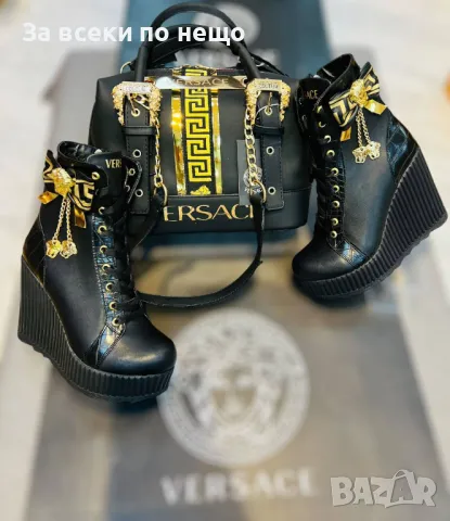 Дамски боти Louis Vuitton🔝Versace Код D1548, снимка 9 - Дамски боти - 48362219
