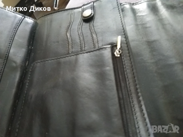 Чанта за ръка борсета с много прегради маркова италианска на Giudi естествена кожа 250х185мм, снимка 15 - Чанти - 51721659