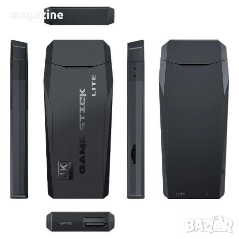 Безжична Ретро ТВ конзола stick 64G за Видеоигри M8 , 4K, HDMI изход, снимка 2 - Игри за Nintendo - 43076715