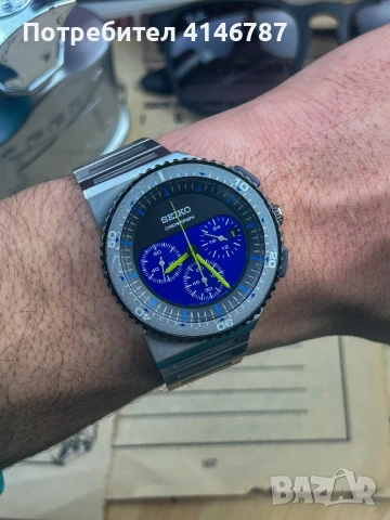 Часоник seiko Giugiaro Design 7T12-0AX(сейко), снимка 5 - Мъжки - 53540095