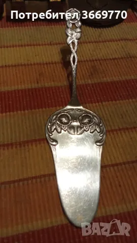 Винтидж посребрена шпатула, снимка 1