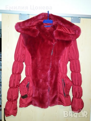 Пухено яке, снимка 5 - Якета - 26964204