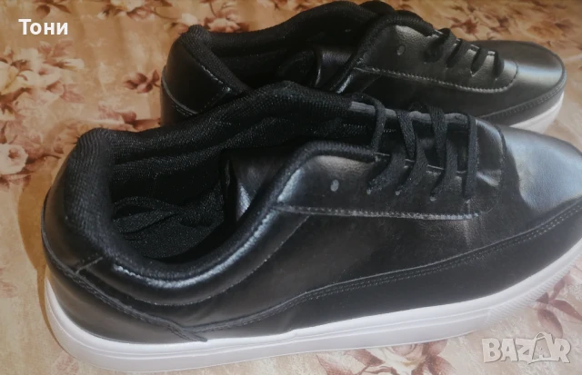 Нови Кожени Мъжки Маратонки 45 , снимка 11 - Маратонки - 51007877