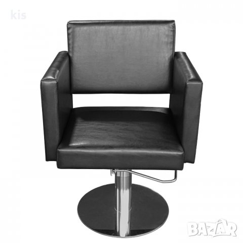 Професионален фризьорски стол М404 - черен, снимка 2 - Фризьорски столове - 35413983