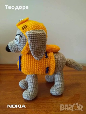 Плетени кученца "Пес патрул", снимка 10 - Плюшени играчки - 37370122