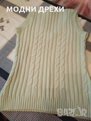 Пуловер без ръкав-българско производство, снимка 3 - Блузи с дълъг ръкав и пуловери - 27671911
