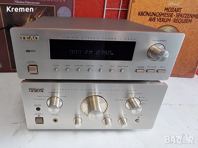 уредба + тунер TEAC A-H500 I, снимка 4 - Ресийвъри, усилватели, смесителни пултове - 53402122