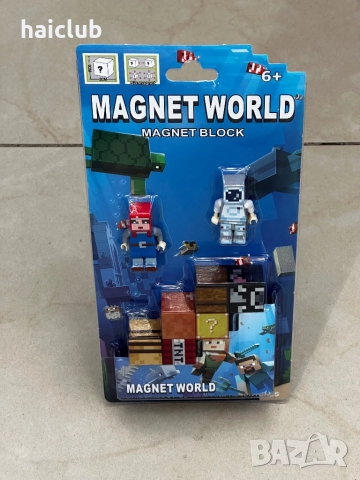 Магнитни кубчета/Magnetik block minecraft, снимка 6 - Образователни игри - 52517332