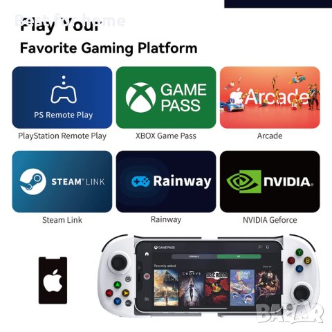 Контролер за Iphone ShanWan Q11Pro Mobile Game Controller за iphone, снимка 2 - Аксесоари за Apple - 43050274