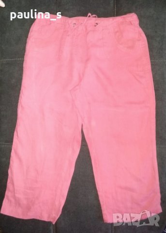  ленени бермуди "Marcks & Spencer" / голям размер , снимка 1 - Къси панталони и бермуди - 26213884