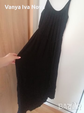 H&M дълга черна рокля, снимка 2 - Рокли - 40587982