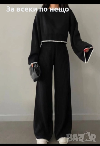 Дамски Комплект С 2 части - 2 Налични Цвята Код S18, снимка 3 - Комплекти - 52396642