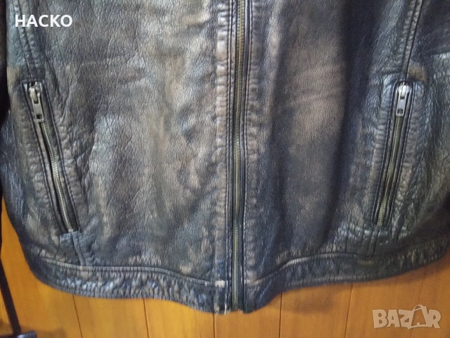 КОЖЕНО Якe Размер 4XL 100% Оригинално Внос от Англия, снимка 3 - Якета - 52001684