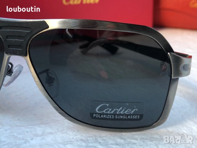 Cartier висок клас мъжки слънчеви очила с поляризация, снимка 11 - Слънчеви и диоптрични очила - 40682572